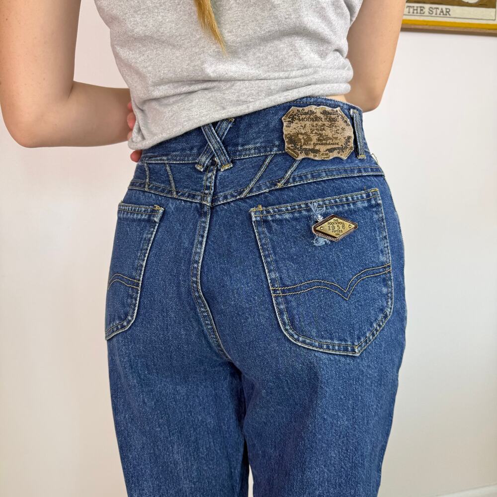 Ay Bok Teh rock and roll modern basic denim size 6
